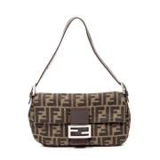 Fendi Vintage Pre-owned Canvas fendi-vskor Brown, Dam