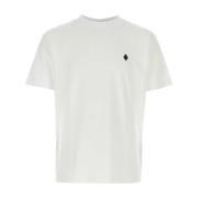 Marcelo Burlon Kors Bomull T-Shirt White, Herr