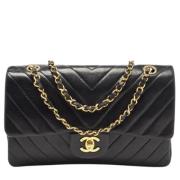 Chanel Vintage Pre-owned Laeder chanel-vskor Black, Dam