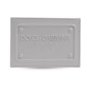 Dolce & Gabbana Korthållare med logotyp Gray, Herr