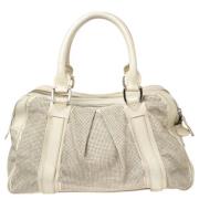 Burberry Vintage Pre-owned Laeder handvskor White, Dam