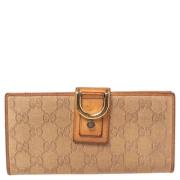 Gucci Vintage Pre-owned Canvas plnbcker Beige, Dam