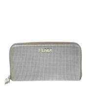 Fendi Vintage Pre-owned Laeder plnbcker Gray, Dam