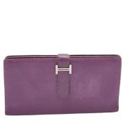 Hermès Vintage Pre-owned Laeder plnbcker Purple, Dam