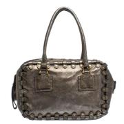 Valentino Vintage Pre-owned Laeder handvskor Gray, Dam