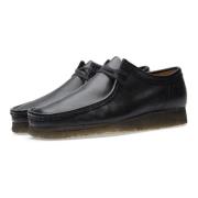 Clarks Wallabee läderskor Black, Herr