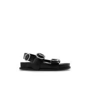 Jil Sander Lädersandaler Black, Dam