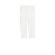 Max Mara Klassiska Straight Leg Byxor White, Unisex