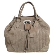 Ralph Lauren Pre-owned Pre-owned Mocka handvskor Gray, Dam