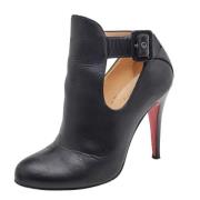 Christian Louboutin Pre-owned Pre-owned Laeder stvlar Black, Dam