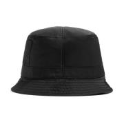 Jacquemus Ovalie Svart Logga Ficka Hatt Black, Dam