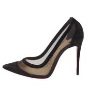 Christian Louboutin Pre-owned Pre-owned Mesh klackskor Black, Dam