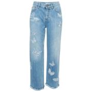 Valentino Vintage Pre-owned Bomull jeans Blue, Dam