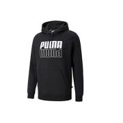 Puma Power Logo Hood Felpa Black, Herr