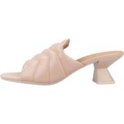 Geox Heeled Mules Beige, Dam