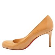 Christian Louboutin Pre-owned Pre-owned Laeder klackskor Beige, Dam