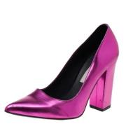 Stella McCartney Pre-owned Pre-owned Tyg klackskor Purple, Dam