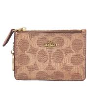 Coach Pre-owned Pre-owned Belagd canvas plnbcker Brown, Dam