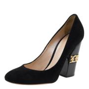 Casadei Pre-owned Pre-owned Mocka klackskor Black, Dam