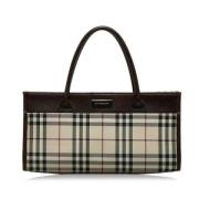 Burberry Vintage Pre-owned Laeder handvskor Brown, Dam