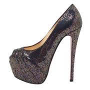 Christian Louboutin Pre-owned Pre-owned Tyg klackskor Multicolor, Dam