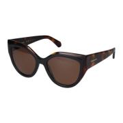 Salvatore Ferragamo Stiliga solglasögon Sf2004S Brown, Dam