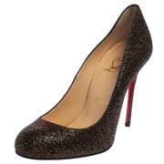 Christian Louboutin Pre-owned Pre-owned Tyg klackskor Black, Dam