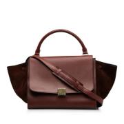 Celine Vintage Pre-owned Laeder handvskor Red, Dam