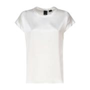 Pinko Bomullsblandade T-shirts och Polos White, Dam