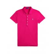 Polo Ralph Lauren Julie Slim Fit Kortärmad Polo Pink, Dam