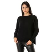 Vanisé Cashmere Tröja - Svart Black, Dam