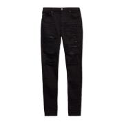 Amiri Slitna jeans Black, Herr