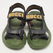 Gucci Vintage Pre-owned Laeder sandaler Black, Dam