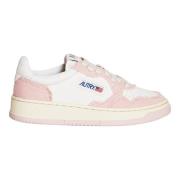 Autry Medalist Low Sneakers i denim och mocka White, Dam