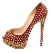 Christian Louboutin Pre-owned Pre-owned Mocka klackskor Red, Dam