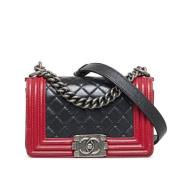 Chanel Vintage Pre-owned Laeder axelremsvskor Black, Dam