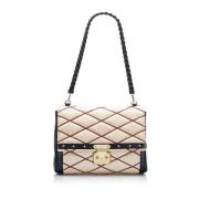 Louis Vuitton Vintage Pre-owned Laeder handvskor Beige, Dam