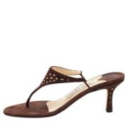 Jimmy Choo Pre-owned Pre-owned Mocka sandaler Brown, Dam