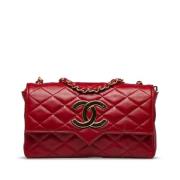 Chanel Vintage Pre-owned Laeder chanel-vskor Red, Dam