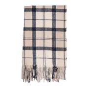 Barbour Tortora Wrap med Stanway Tartan Beige, Dam