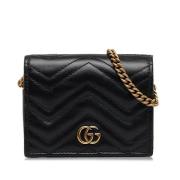 Gucci Vintage Pre-owned Laeder axelremsvskor Black, Dam