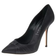 Casadei Pre-owned Pre-owned Satin klackskor Black, Dam