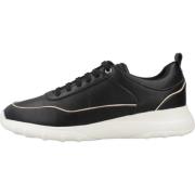 Geox Stiliga Damer Casual Sneakers Black, Dam