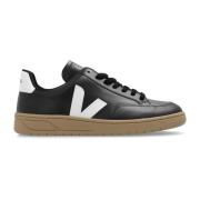 Veja V-12 Lädersneakers Black, Herr