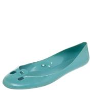 Marc Jacobs Pre-owned Pre-owned Gummi lgskor Blue, Dam