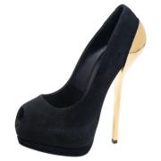 Giuseppe Zanotti Pre-owned Pre-owned Mocka klackskor Black, Dam