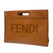 Fendi Vintage Pre-owned Laeder fendi-vskor Brown, Dam