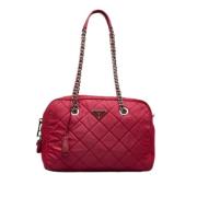 Prada Vintage Pre-owned Nylon prada-vskor Red, Dam