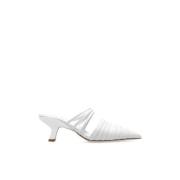 Vic Matié Bonbon leather mules White, Dam