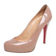 Christian Louboutin Pre-owned Pre-owned Laeder klackskor Beige, Dam